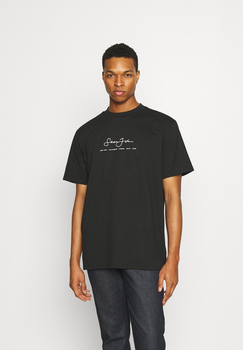 Sean John CLASSIC LOGO ESSENTIAL TEE TShirt print black/schwarz Zalando.at