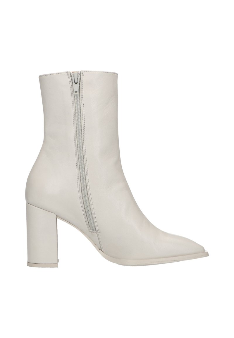 Damen Klassische Stiefel | Manfield MIT CARRÉ-KAPPE High Heel Stiefelette offwhite - PM60894 Damen Klassische Stiefel | Manfield MIT CARRÉ-KAPPE High Heel Stiefelette offwhite - PM60894