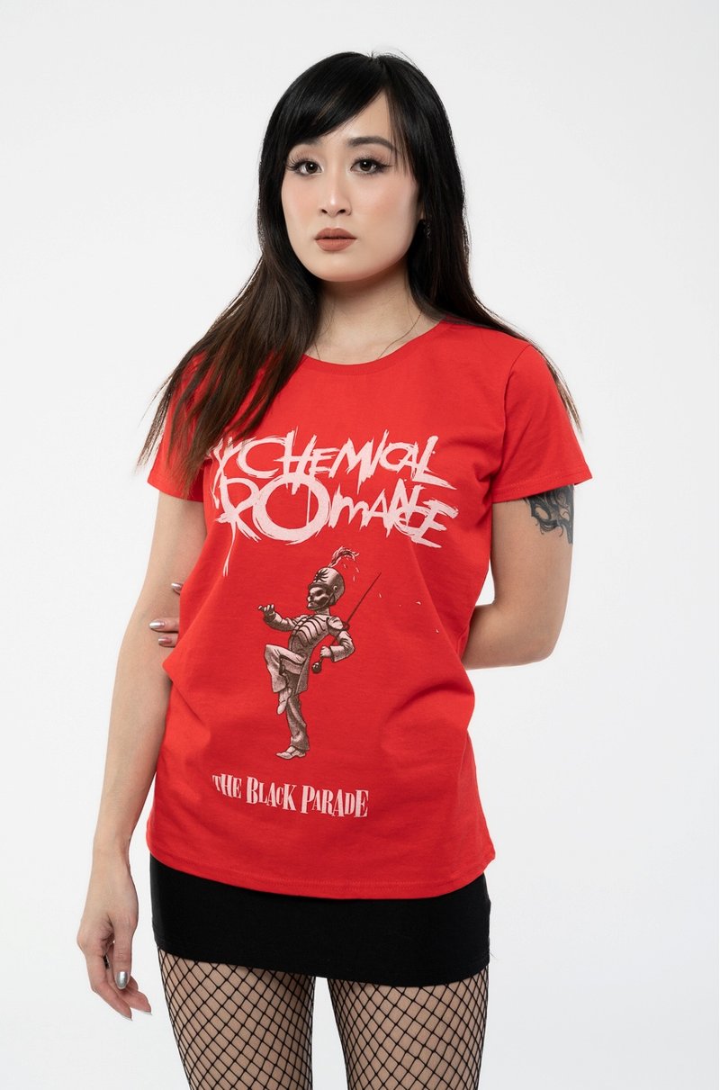 Paradiso Clothing MY CHEMICAL ROMANCE - Print T-shirt - red