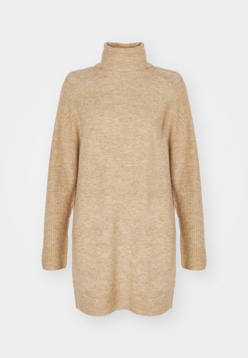 Vero Moda Gebreide jurk camel