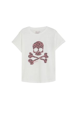 Scalpers, SCALPERS SCLEO SKULL TEE GIRLS - Camiseta estampada - white