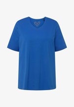 JP1880 T-Shirt, Basic, V-Ausschnitt, bis 8 XL, anthrazit melange | Ulla JP1880 T-Shirt, Basic, V-Ausschnitt, bis 8 XL, anthrazit melange | Ulla