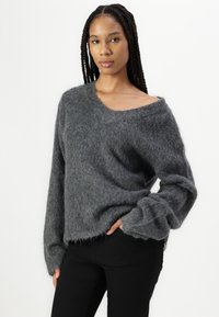Modström KANEMD - Pulover - dark grey melange
