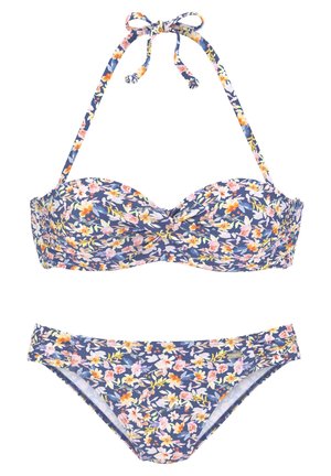 Bikinier - blau bedruckt