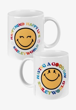 United Labels SMILEYWORLD TASSE - AUS PACK OF 2 - Trinkflasche - mehrfarbig
