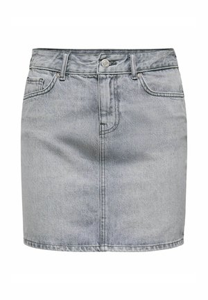 ONLY JEANSROCK ONLSTELLA JEANSROCK - Fustă mini - light grey denim