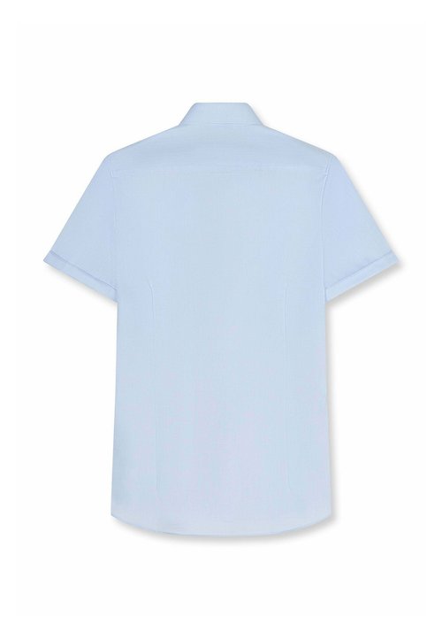 OLYMP Camicia da uomo a maniche corte Level.Five,Faux Uni,366 Level 5 Body fit (15.05.2015 - F16), 21 New York Kent-2, Blu 11, 52