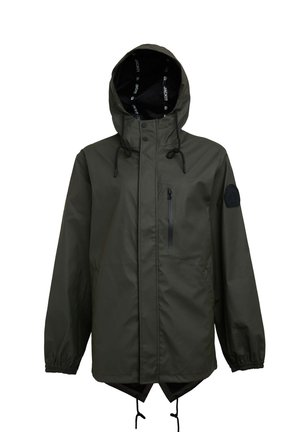 ELEMENTS HOODED RAINCOAT - Parka - KHAKI