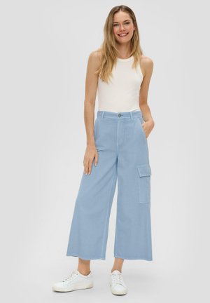 HIGH RISE WIDE LEG - Flared Jeans - blau
