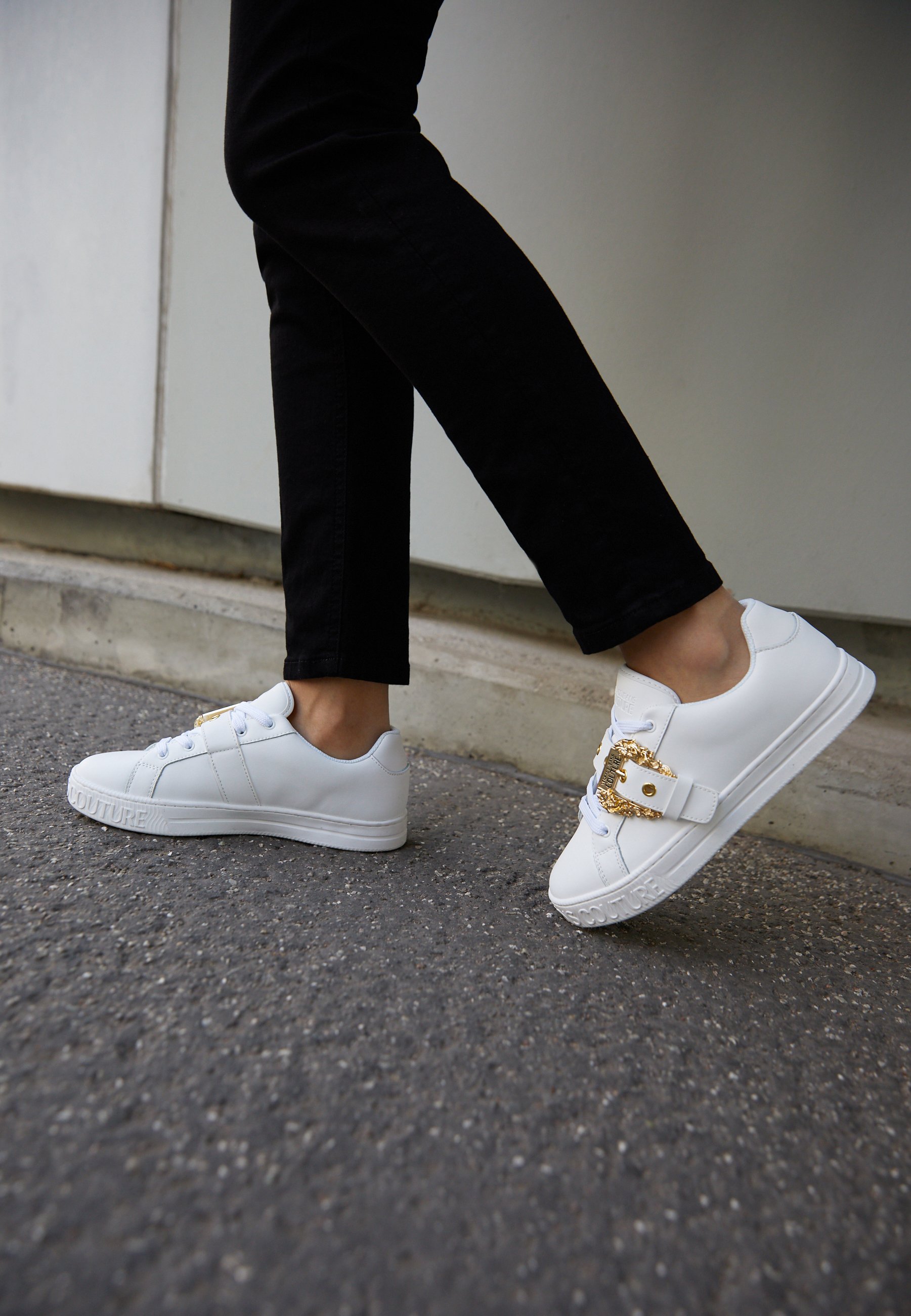 white versace trainers