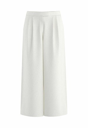 HYPEDROP, TROUSERS HDORIETTA LW PLEATED - Pantaloni - cloud dancer