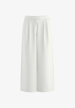 HYPEDROP, TROUSERS HDORIETTA LW PLEATED - Stoffhose - cloud dancer