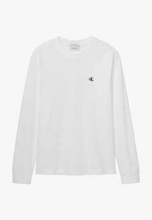 Calvin Klein Jeans, LS EASY MONOGRAM TEE - Maglietta a manica lunga - bright white