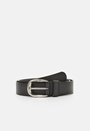 LEATHER - Pásek - dark grey