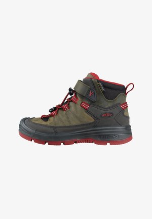 REDWOOD MID WP - Bergschoenen - steel grey/red dahlia