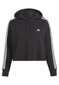 adidas Sportswear IN3S FT CR HD PS - Bluză de molton - black/white