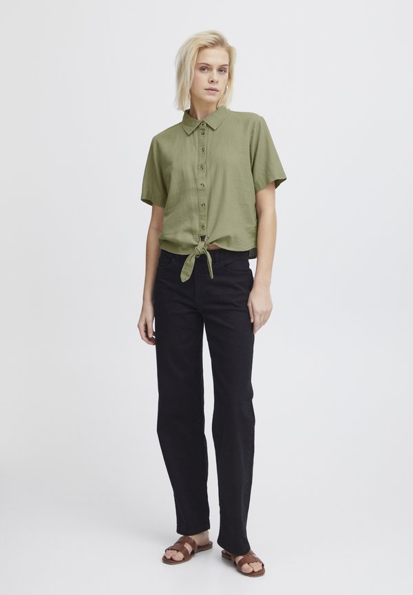 IHLINO - Button-down blouse - vetiver4