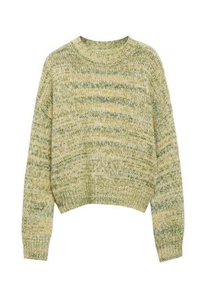 Stickad tröja - light green