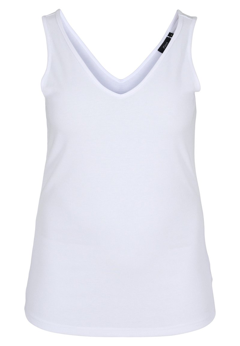 Damen T-Shirts | Zizzi Top bright white/weiß - YG10095 Damen T-Shirts | Zizzi Top bright white/weiß - YG10095