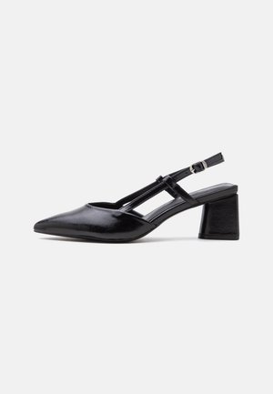 ONLY SHOES, CARA 2 SLING BACK - Класически обувки с висок ток - black