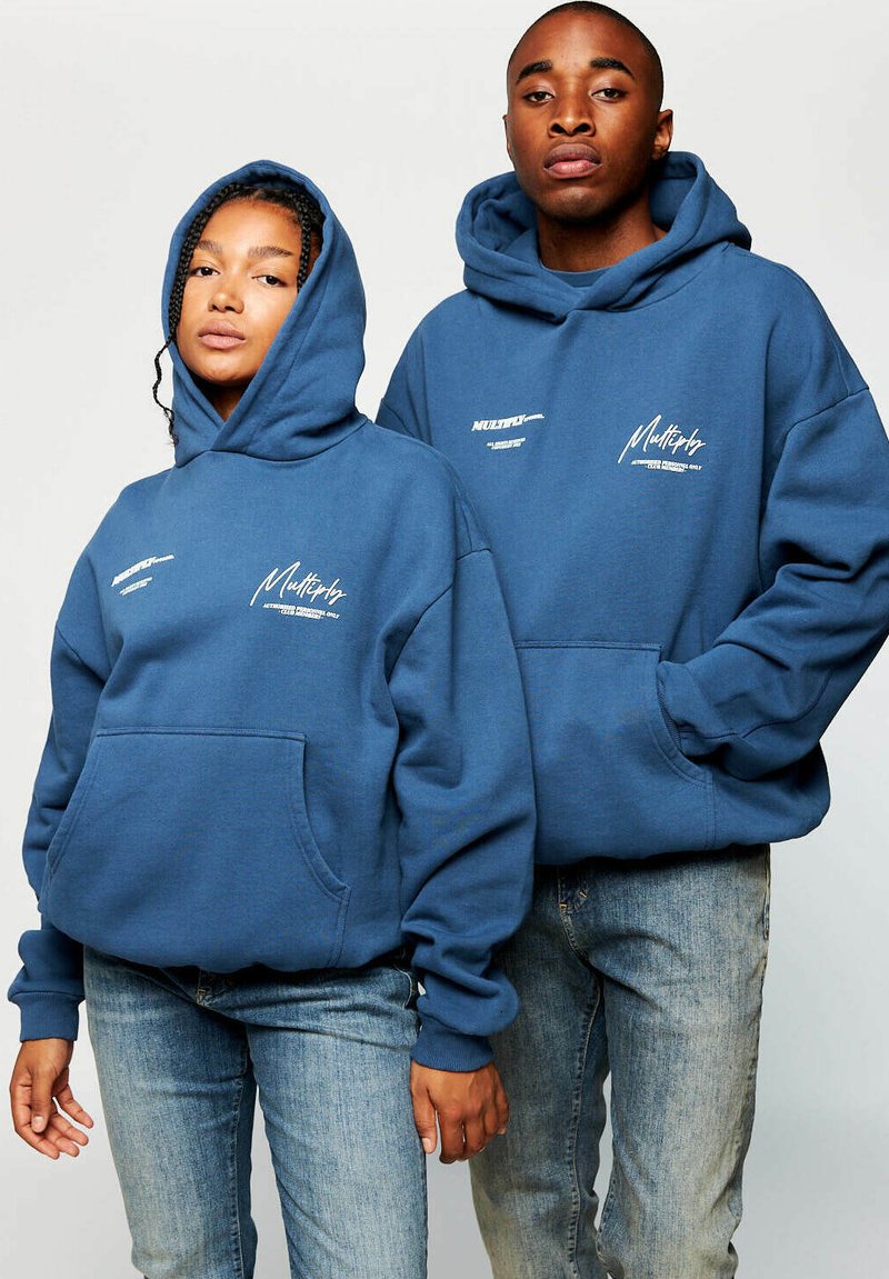 Multiply Apparel OVERSIZE AUTHORISED Hoodie dark denim strike