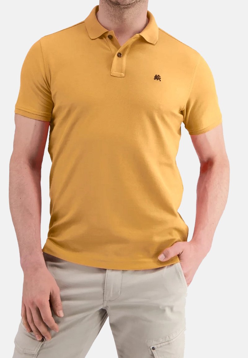 LERROS Polo shirt - dull peach/ochre - Zalando