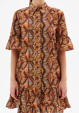Skjortklänning - brown