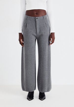 CASHSOFT TAILORED PANT - Trousers - charcoal heather