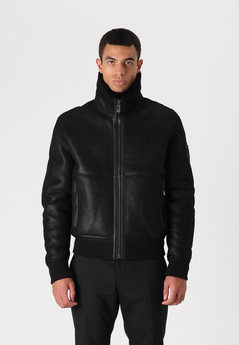Belstaff TRACE JACKET - Kožená bunda - black