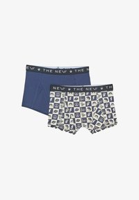 Valimata, navy blazer funny check aop