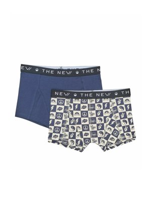 2-PACK EXP - Panties - navy blazer funny check aop