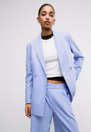 Klasický kabát - mottled royal blue