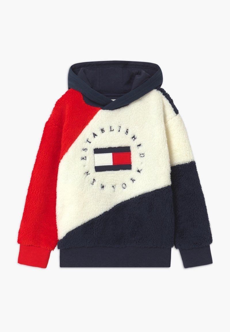 Tommy Hilfiger COLORBLOCK HOODIE UNISEX - Fleecetakki - blue