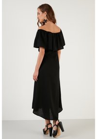 LELA SLIM FIT - Juhlamekko - black