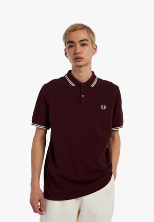 Fred Perry RIBETE DOBLE - Polo - oxblood