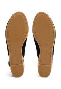 Tommy Hilfiger FLAG MID SLINGBACK - Espadrilles - black