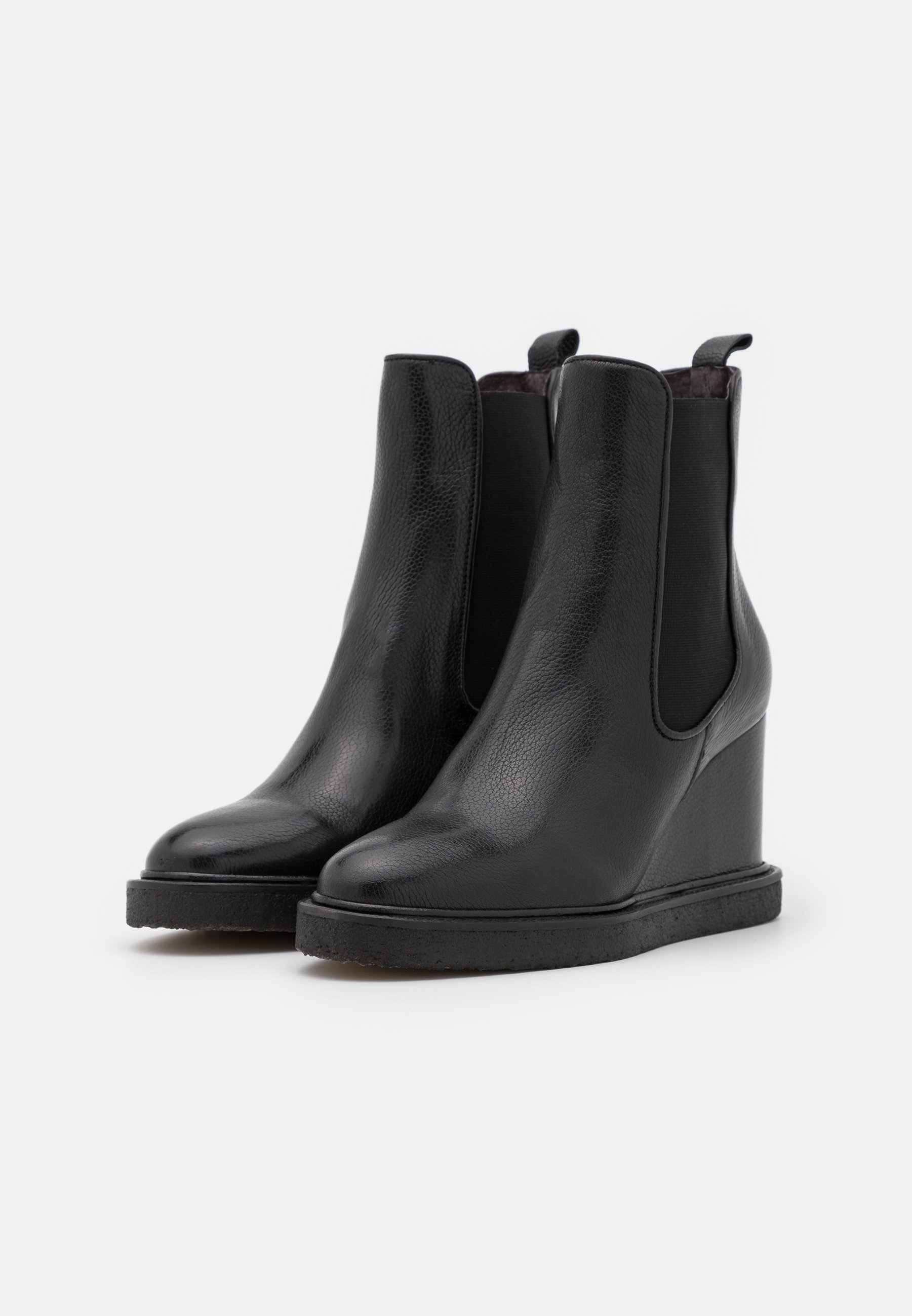 Billi Bi Wedge Ankle Boots - black 