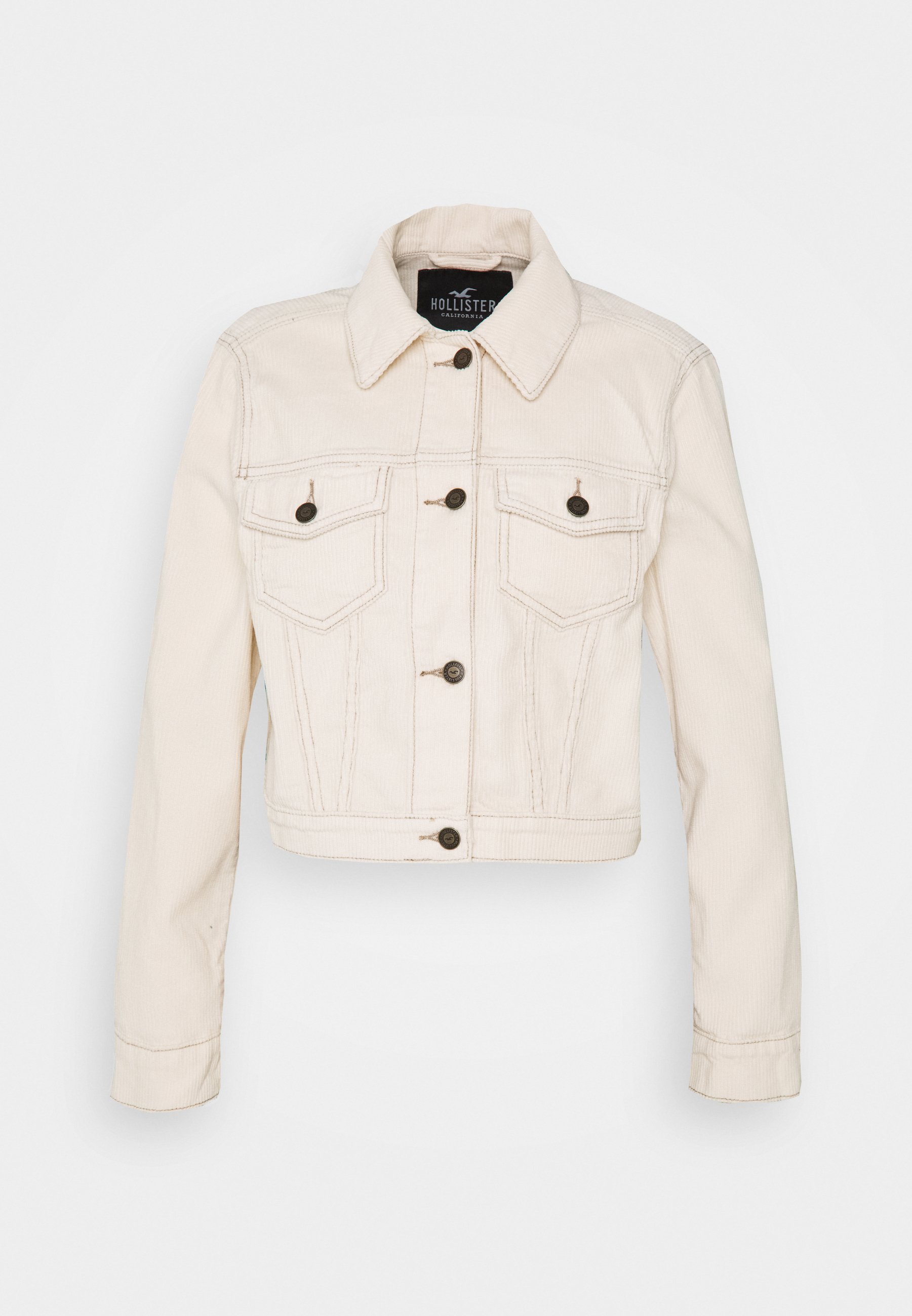 Hollister Co. JACKET Lett jakke cream Zalando.no Hollister Co. JACKET Lett jakke cream Zalando.no