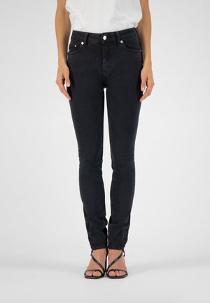 Jeansy Skinny Fit - black denim