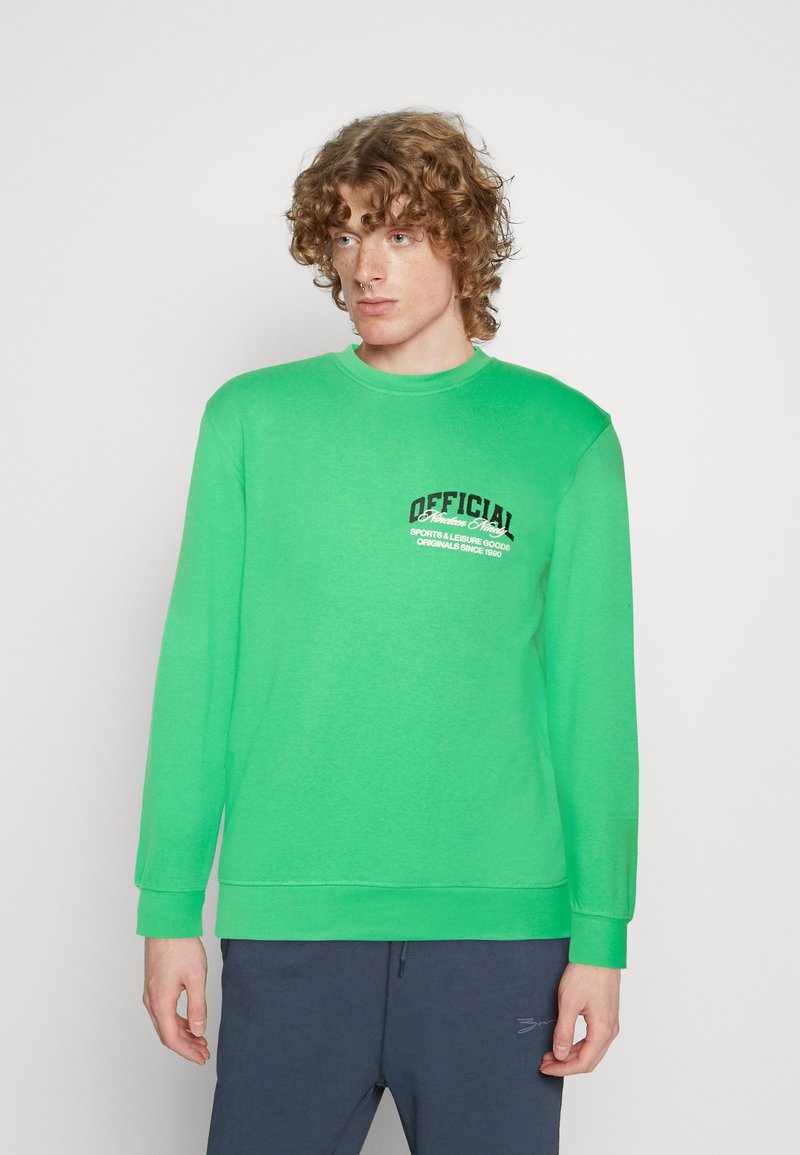 Jack & Jones - JORBRINK STUDIO CREW NECK - Sweatshirt - island green, Vergrößern