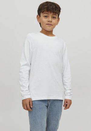 Jack & Jones Junior JJE O NECK - Maglietta a manica lunga - white