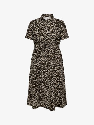 ONLY Carmakoma, HEMDBLUSENKLEID CARARIS LANGES KLEID - Blousejurk - black