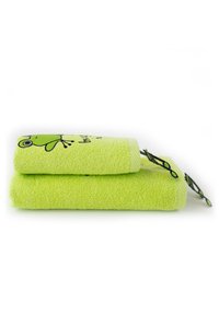 Milk and Moo CACHA FROG  2ER SET - Bath towel - green