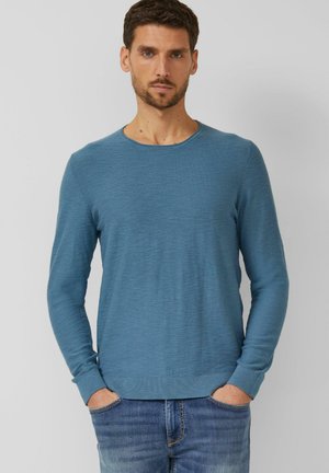 Strickpullover - helles petrol