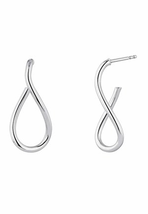 DE ARO ONDULADOS MEDIANOS  - Pendientes - white