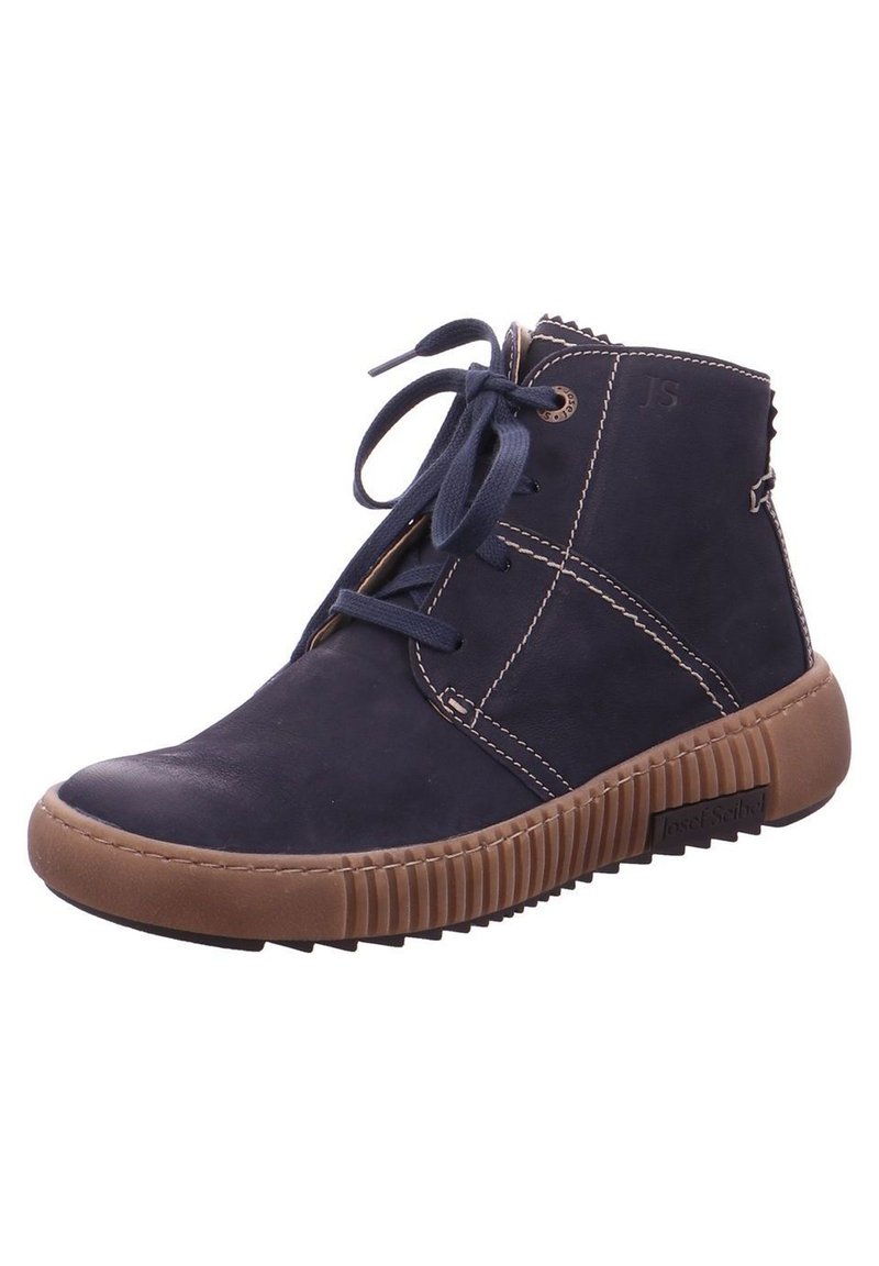 Damen Ankle Boots | Josef Seibel Schnürstiefelette blau - IH70944 Damen Ankle Boots | Josef Seibel Schnürstiefelette blau - IH70944