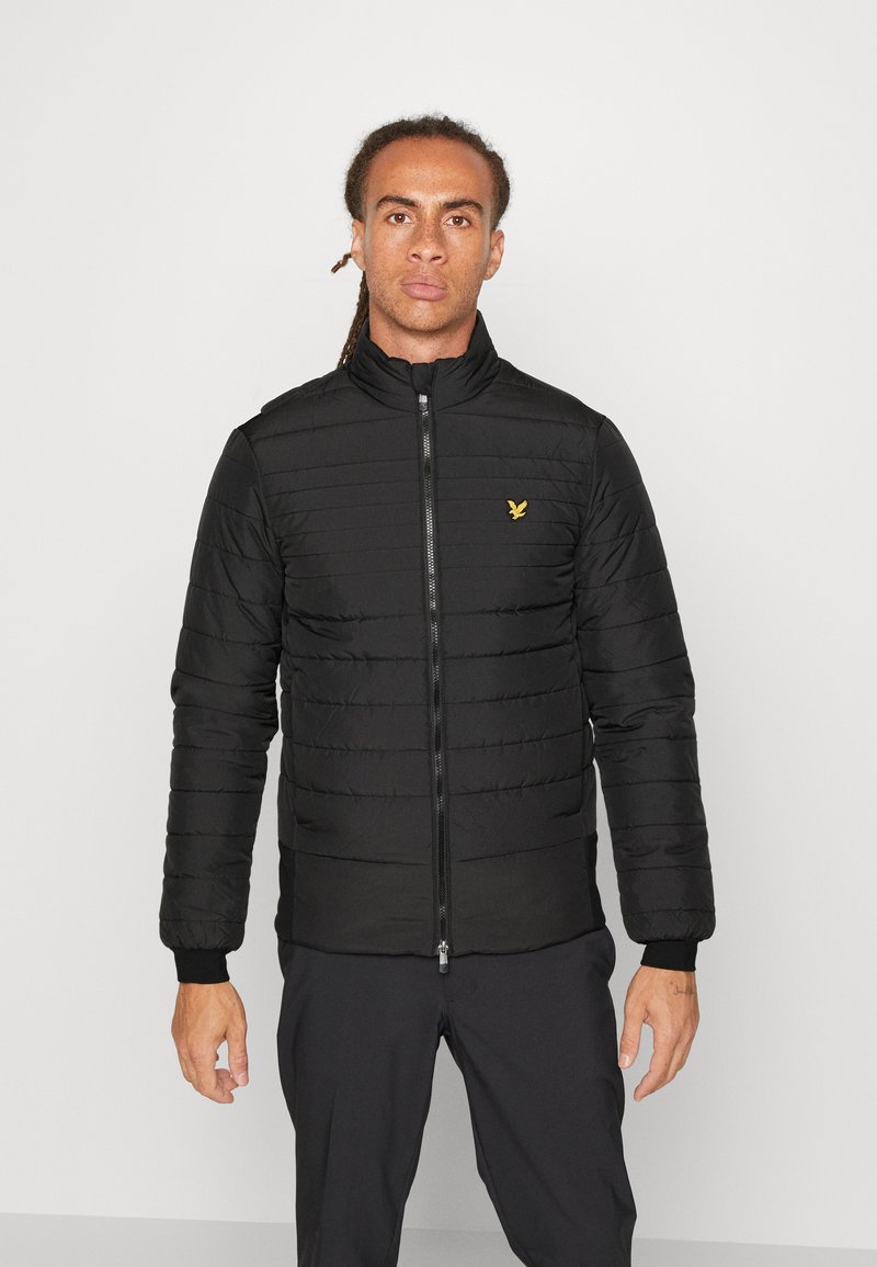 Lyle & Scott QUILTED JACKET Soft shell jacket jet black/black