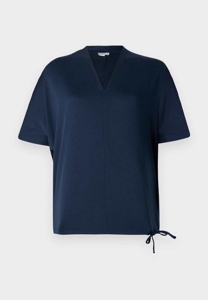 Tom Tailor T-shirt basic donkerblauw