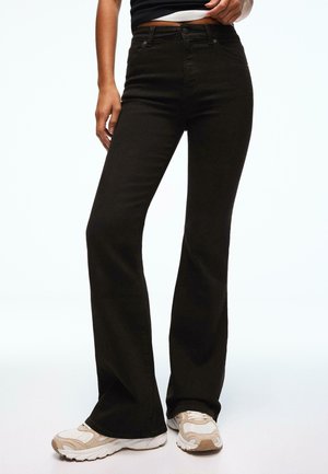 Blugi evazați - black