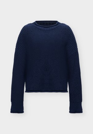 Abercrombie & Fitch, ROLLNECK CABLE - Пуловер - blue